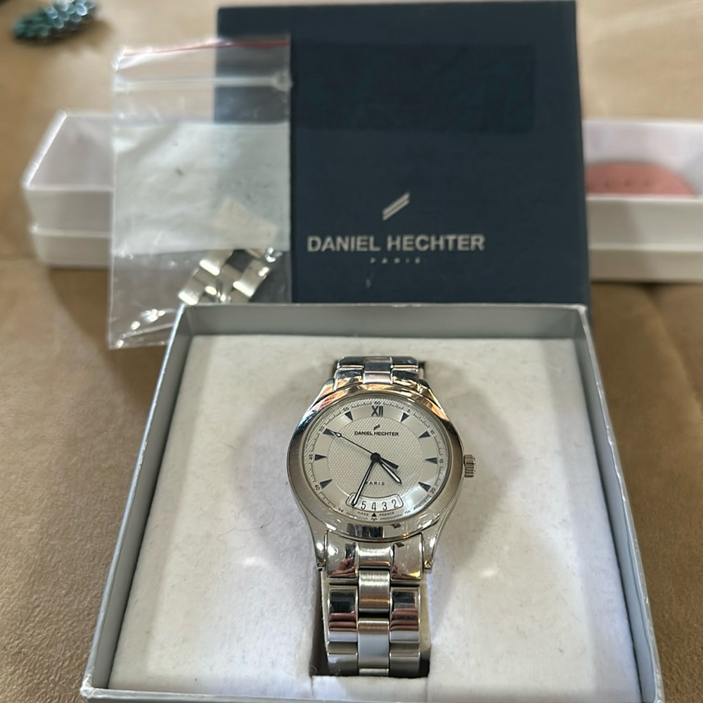 Daniel Hechter Stainless Steel watch Franklin Mint - working